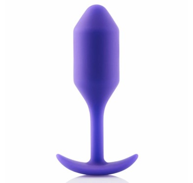 Plug analny - B-Vibe Snug Plug 2 Purple